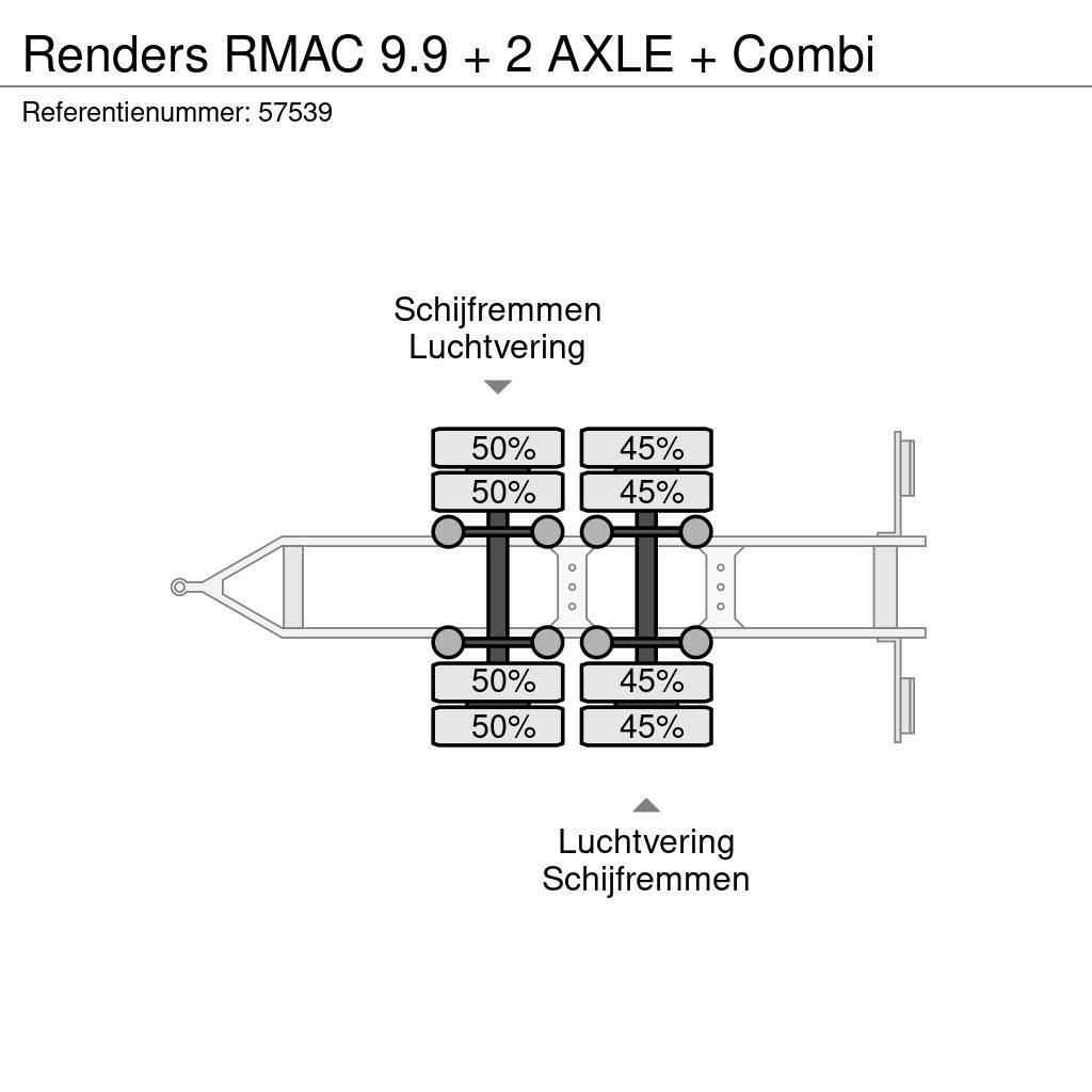 Renders RMAC 9.9 + 2 AXLE + Combi Ρυμούλκες κλούβα