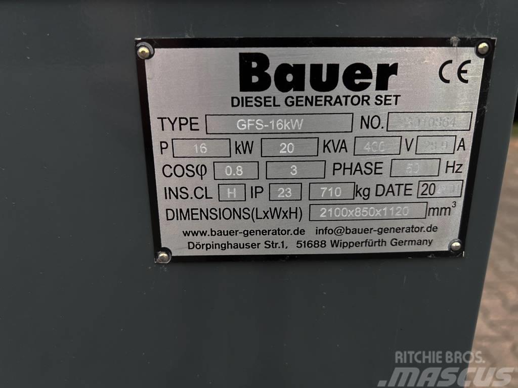 Bauer GFS 20 KVA Γεννήτριες ντίζελ