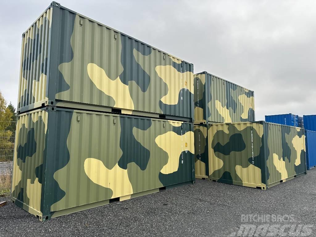  Sjöfartscontainer nya 20fots Camouflage Container Εμπορευματοκιβώτια θαλάσσιων μεταφορών