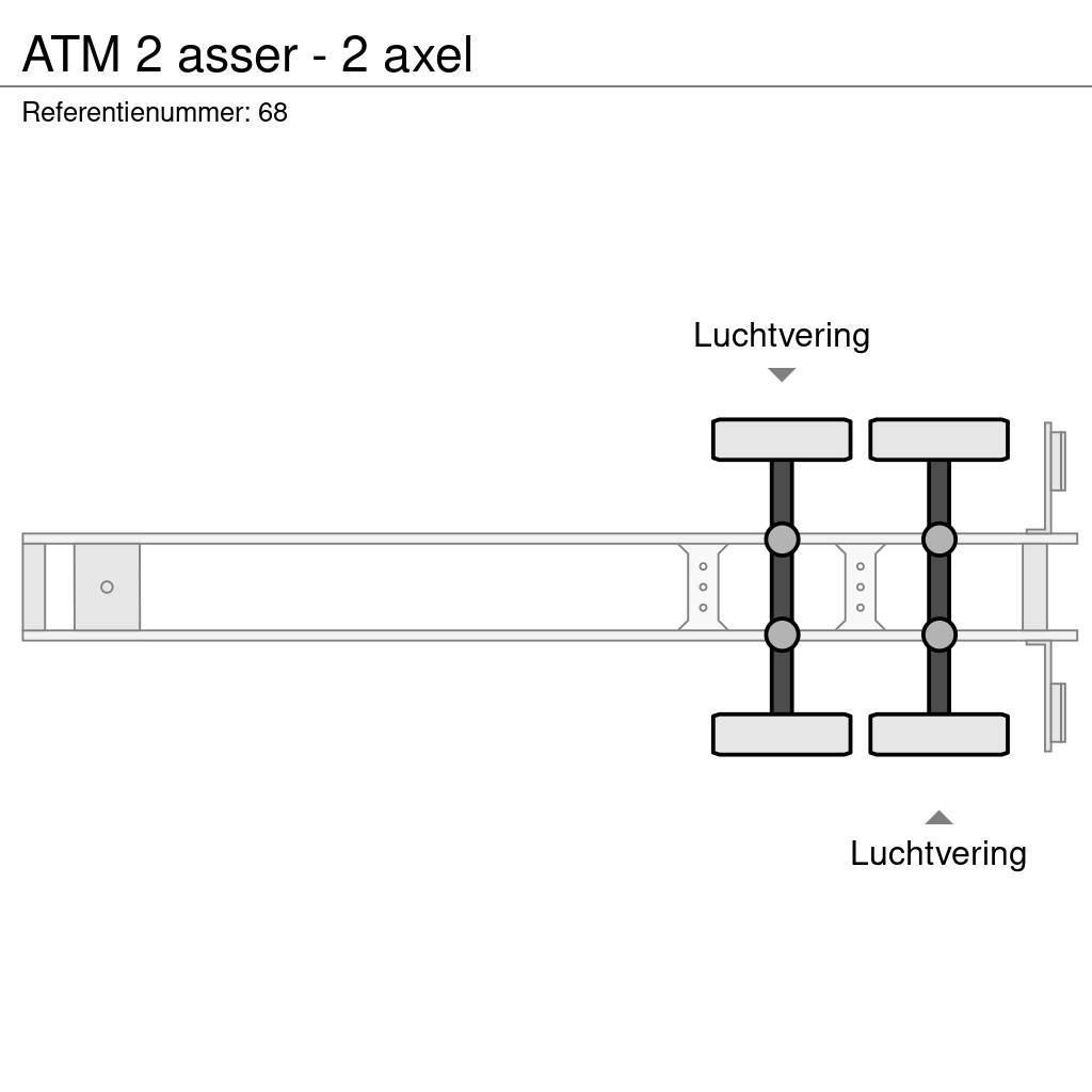 ATM 2 asser - 2 axel Ανατρεπόμενες ημιρυμούλκες