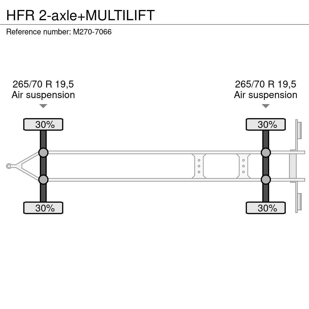 HFR 2-axle+MULTILIFT Λοιπές ρυμούλκες