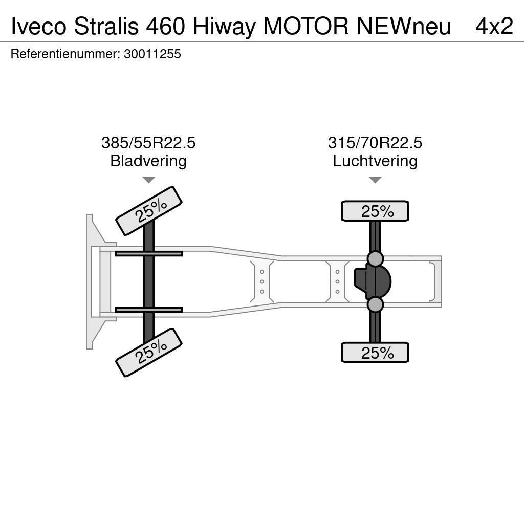 Iveco Stralis 460 Hiway MOTOR NEWneu Τράκτορες