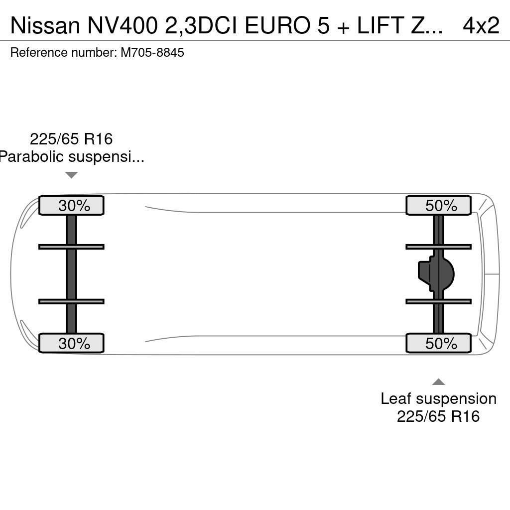 Nissan NV400 2,3DCI EURO 5 + LIFT ZEPRO 750 KG. Άλλα Vans