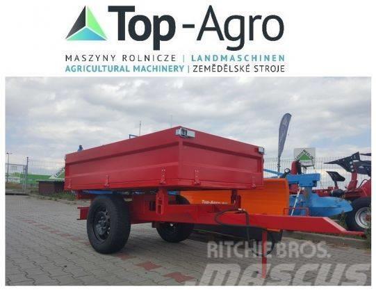 Top-Agro 3 sides tipping trailer, 1 axle, perfect price! Ανατρεπόμενες ρυμούλκες