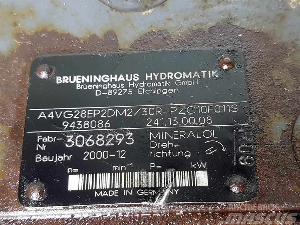 Brueninghaus Hydromatik A4VG28EP2DM2/30R-R909438086-Drive pump/Fahrpumpe Υδραυλικά