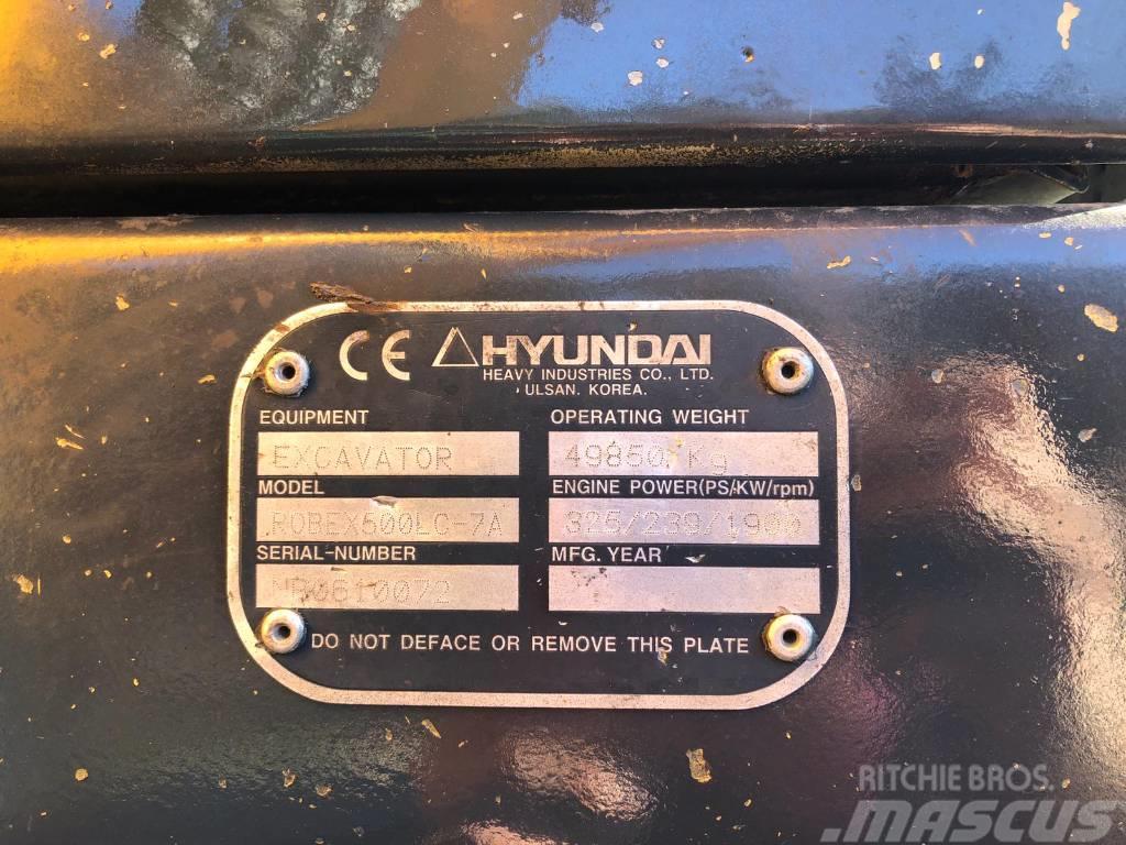 Hyundai R500LC-7A Εκσκαφείς με ερπύστριες