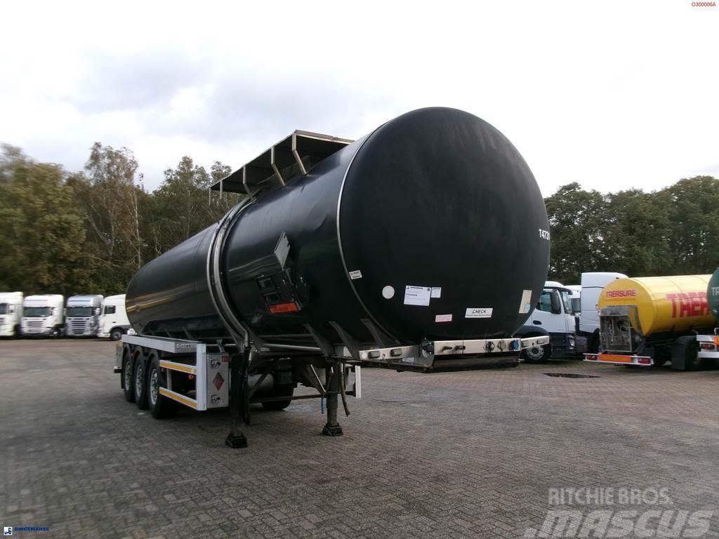 Crossland Bitumen tank inox 33 m3 / 1 comp + ADR L4BN Ημιρυμούλκες βυτίων