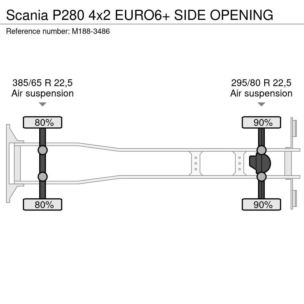 Scania P280 4x2 EURO6+ SIDE OPENING Φορτηγά Κόφα