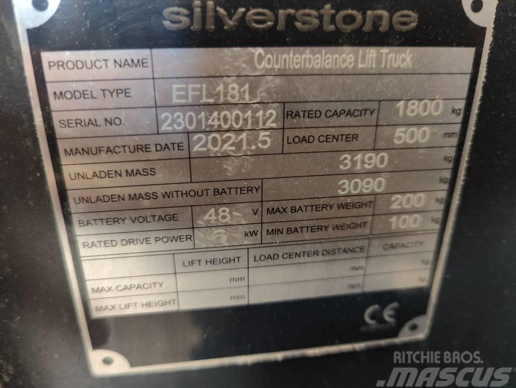 Silverstone EFL181  (RENT244) Ηλεκτρικά περονοφόρα ανυψωτικά κλαρκ