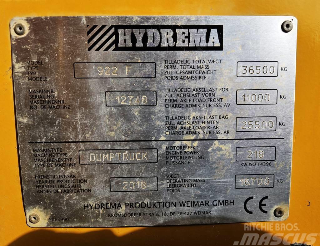 Hydrema 922 F Dumpers εργοταξίου
