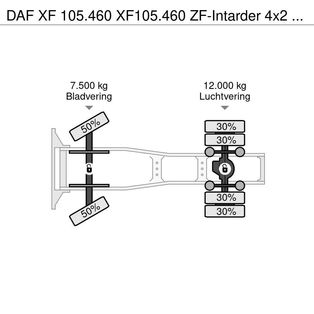 DAF XF 105.460 XF105.460 ZF-Intarder 4x2 Automatik Eur Τράκτορες