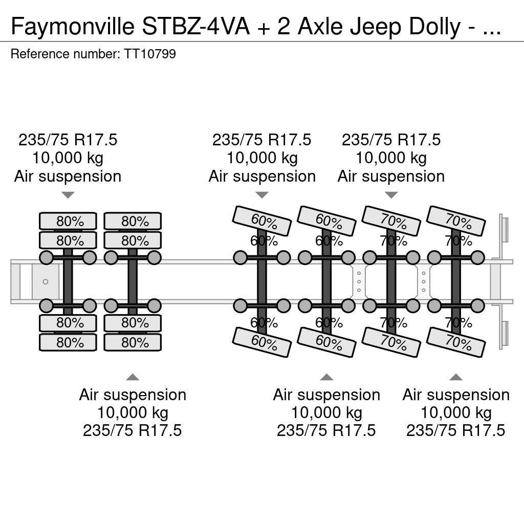 Faymonville STBZ-4VA + 2 Axle Jeep Dolly - 100 Ton GCW 5.0 Mtr Ημιρυμούλκες με χαμηλό δάπεδο