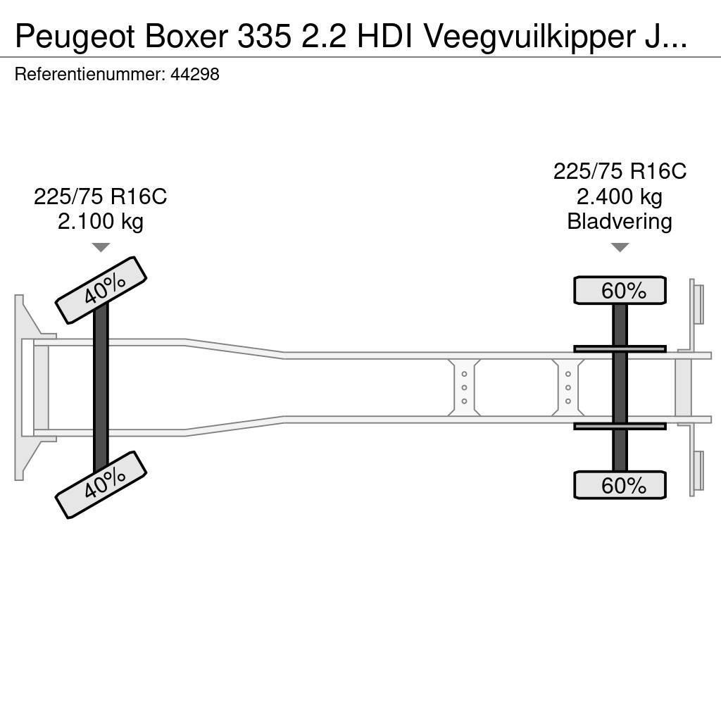 Peugeot Boxer 335 2.2 HDI Veegvuilkipper Just 156.275 km! Φορτηγά Kαρότσα με ανοιγόμενα πλαϊνά