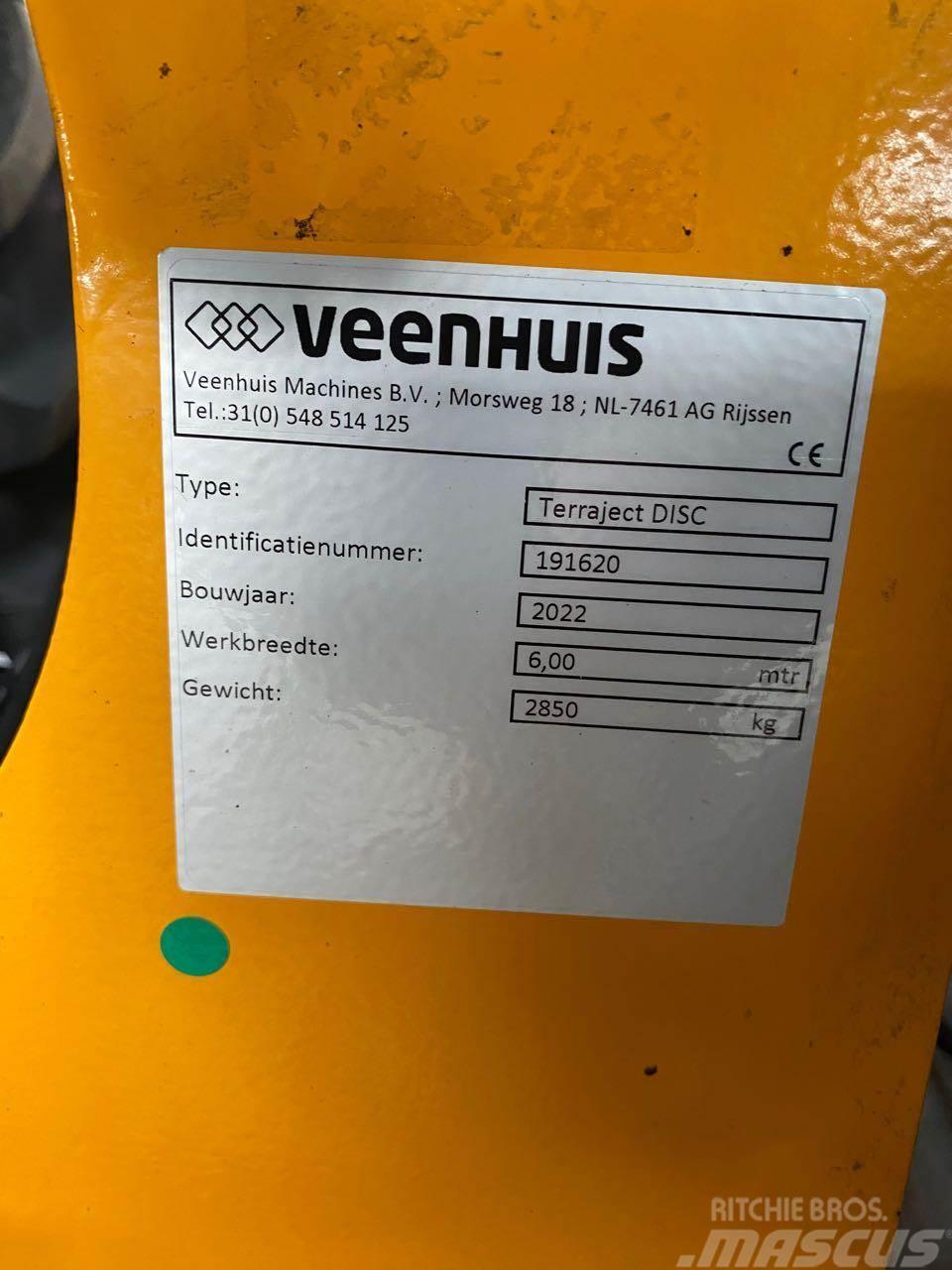 Veenhuis Terraject Disc 6.00 Άλλες μηχανές λιπασμάτων και εξαρτήματα