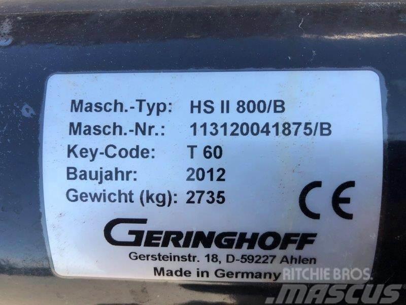 Geringhoff HS II 800 B Εξαρτήματα θεριζοαλωνιστικών μηχανών