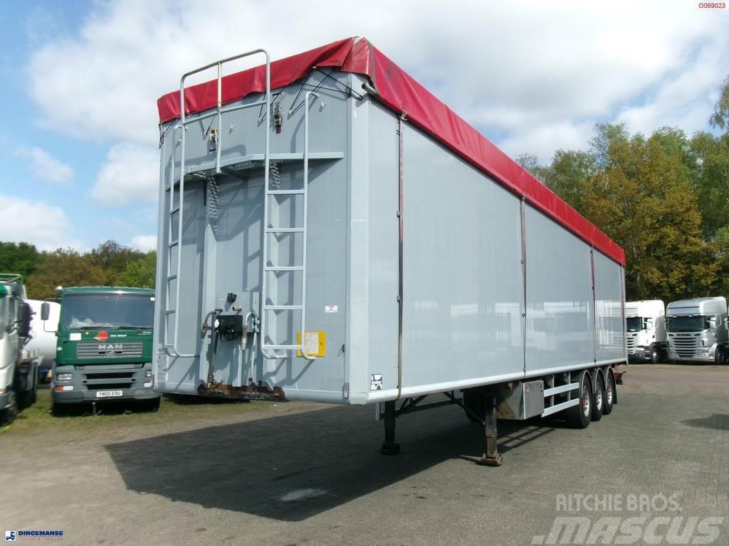 Kraker Walking floor trailer alu 90 m3 CF-200 Επίπεδες/πλευρικώς ανοιγόμενες ημιρυμούλκες