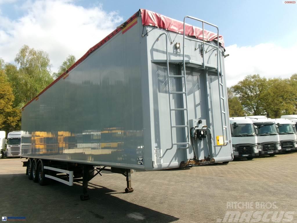 Kraker Walking floor trailer alu 90 m3 CF-200 Επίπεδες/πλευρικώς ανοιγόμενες ημιρυμούλκες