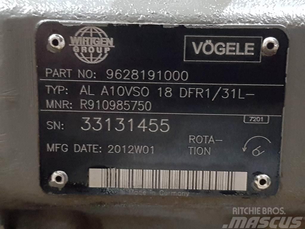 Vögele -Rexroth A10VSO18DFR1/31L-PSC12N-Load sensing pump Υδραυλικά