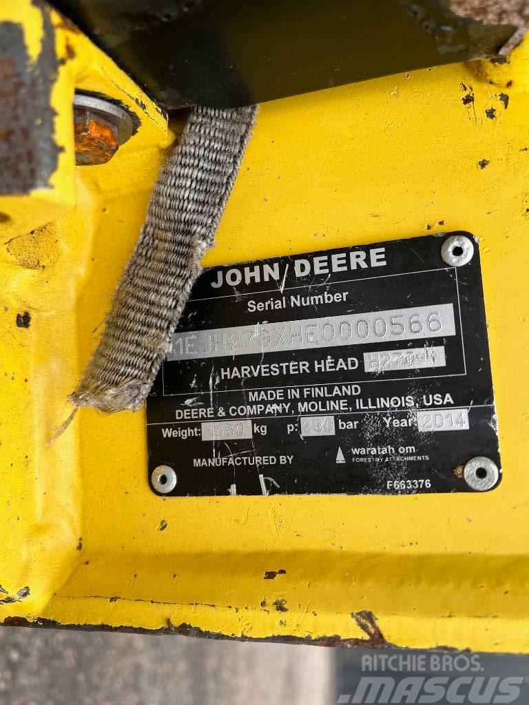 John Deere H270 Κεφαλές συλλεκτικών μηχανών