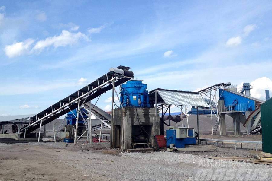 Liming 150-200 tph Andesite Stone Crusher Plant Μονάδες χαλικιού