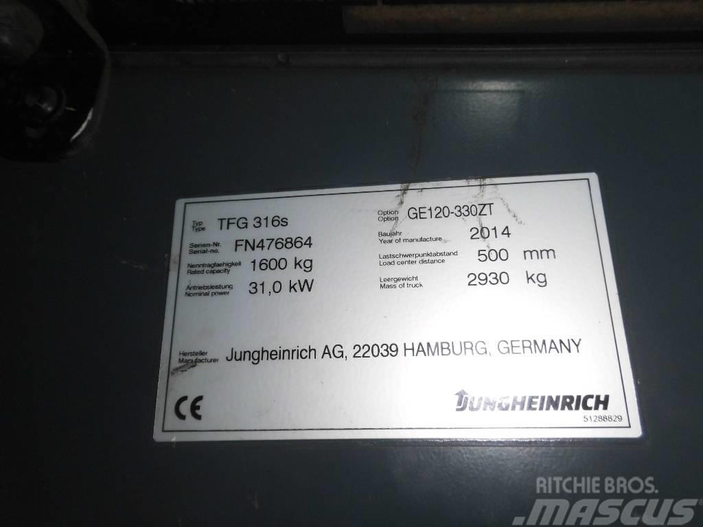 Jungheinrich TFG 316 S Περονοφόρα ανυψωτικά κλαρκ με φυσικό αέριο LPG