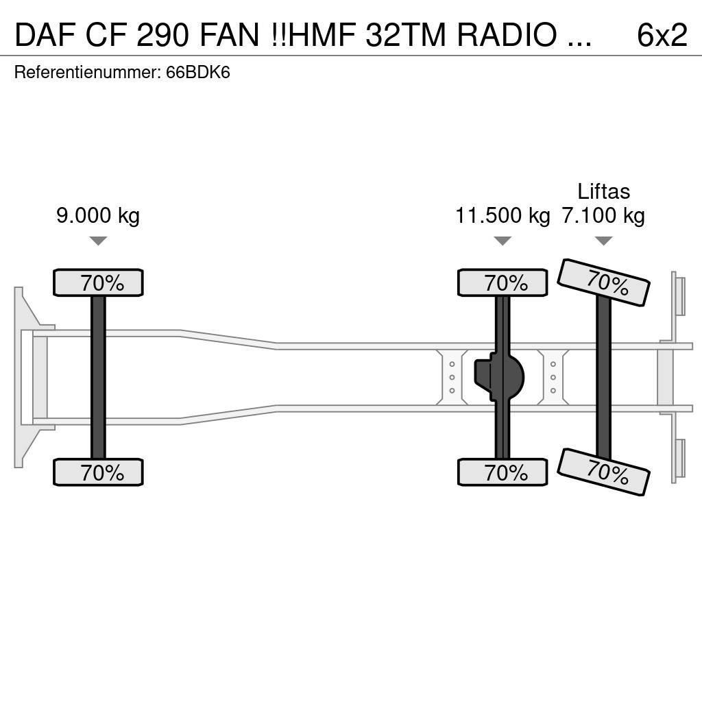 DAF CF 290 FAN !!HMF 32TM RADIO REMOTE!! FRONT STAMP!! Γερανοί παντός εδάφους