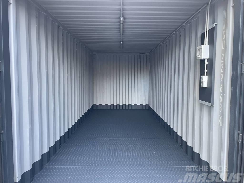  20 Fuß Seercontainer mit STAHLFUSSBODEN + LICHT! Container αποθήκευσης