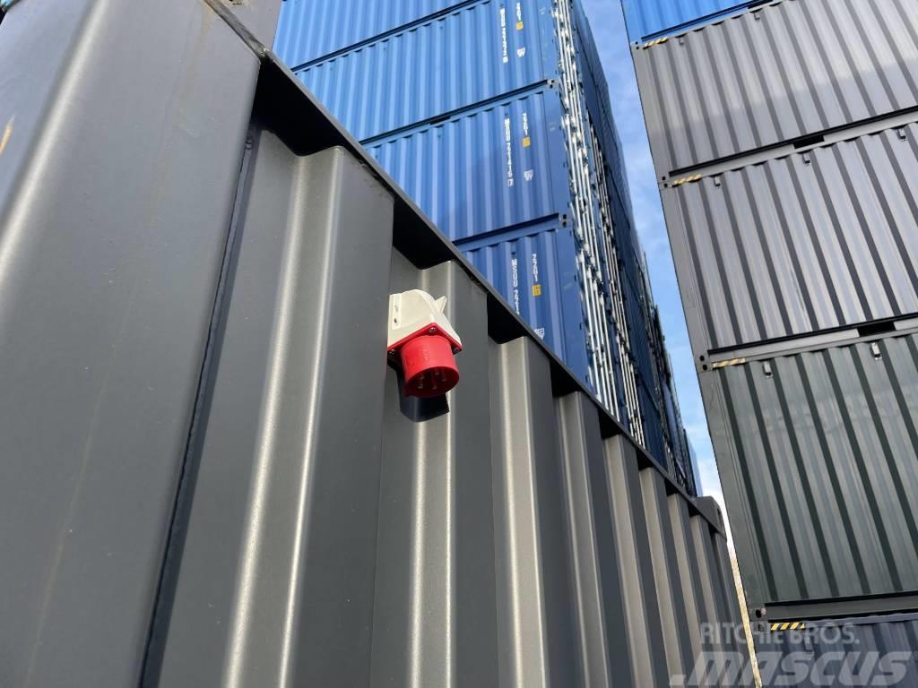  20 Fuß Seercontainer mit STAHLFUSSBODEN + LICHT! Container αποθήκευσης