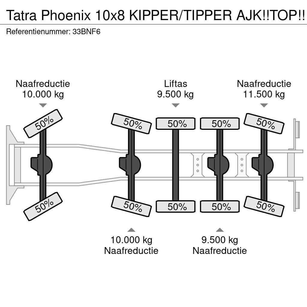 Tatra Phoenix 10x8 KIPPER/TIPPER AJK!!TOP!! Φορτηγά Ανατροπή