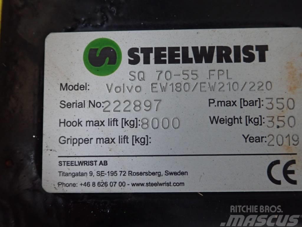 Steelwrist Vollhyd. SW SQ70 FPL passend Volvo EW180 Ταχυσύνδεσμοι
