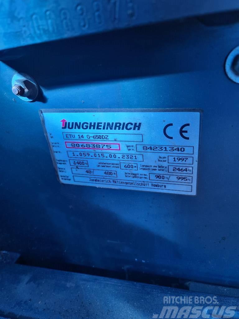 Jungheinrich ETV 14 Ανυψωτικά στενών δρόμων