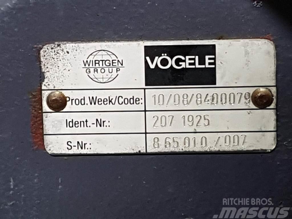 Vögele 2071925 - Transmission/Getriebe/Transmissiebak Μετάδοση κίνησης