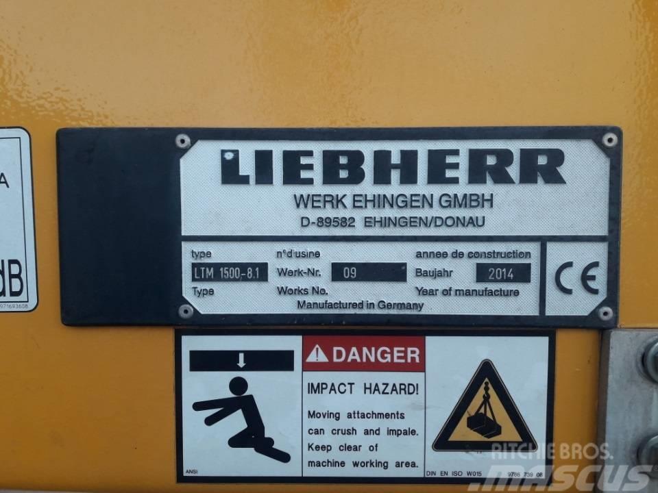 Liebherr LTM 1500-8.1 Γερανοί παντός εδάφους