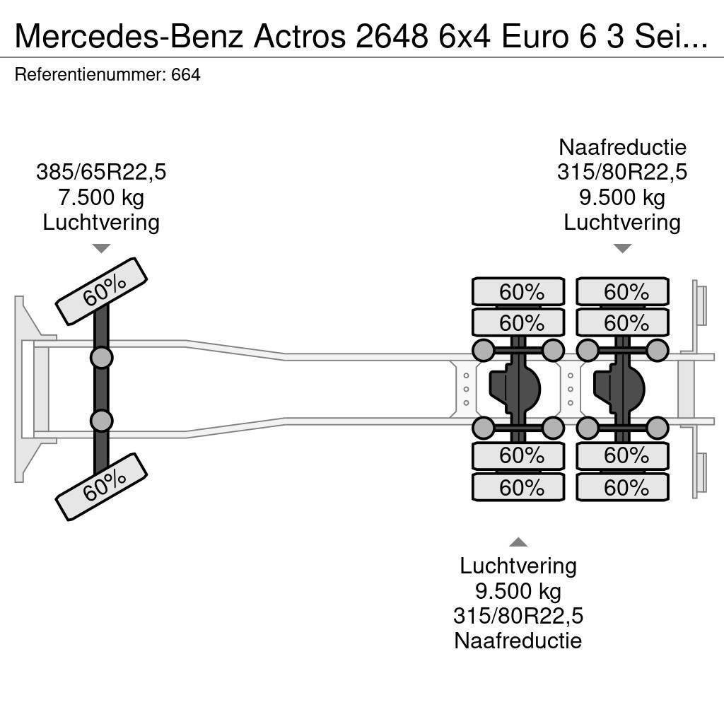 Mercedes-Benz Actros 2648 6x4 Euro 6 3 Seitenkipper! Φορτηγά Ανατροπή