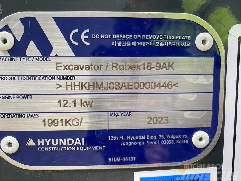 Hyundai R18-9AK Εκσκαφείς με τροχούς - λάστιχα
