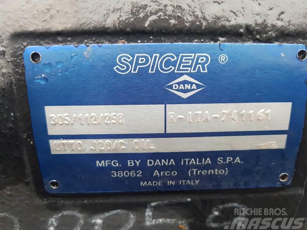 Fantuzzi SF60-EF1200-Spicer Dana 305/112/258-Axle/Achse/As Άξονες