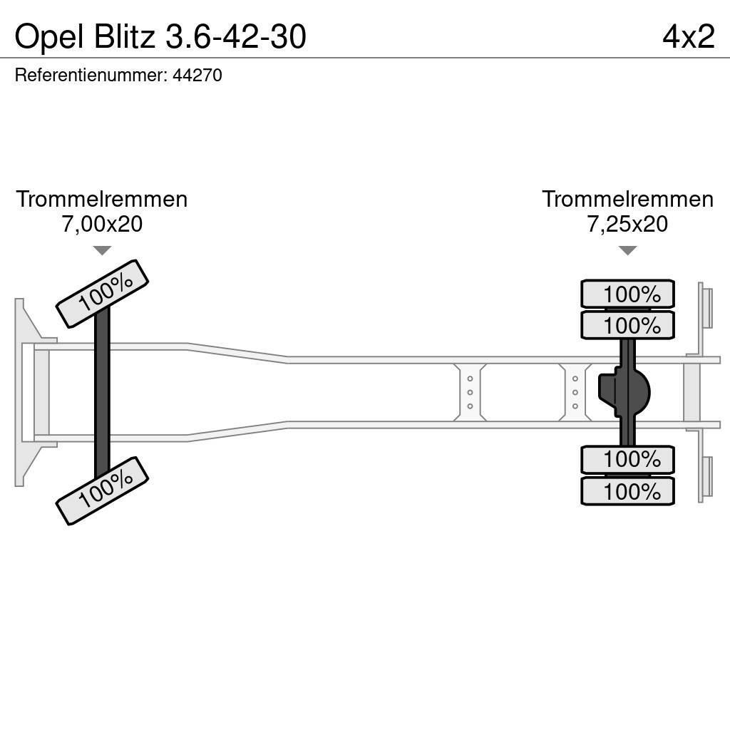 Opel Blitz 3.6-42-30 Φορτηγά Kαρότσα με ανοιγόμενα πλαϊνά