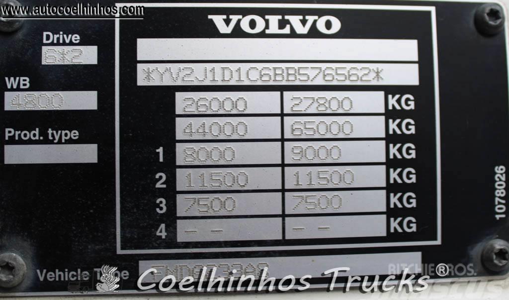 Volvo FMX 330 + Hiab 144 XS Φορτηγά Kαρότσα με ανοιγόμενα πλαϊνά