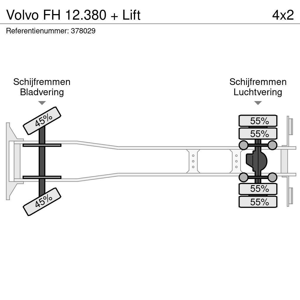 Volvo FH 12.380 + Lift Φορτηγά μεταφοράς ζώων