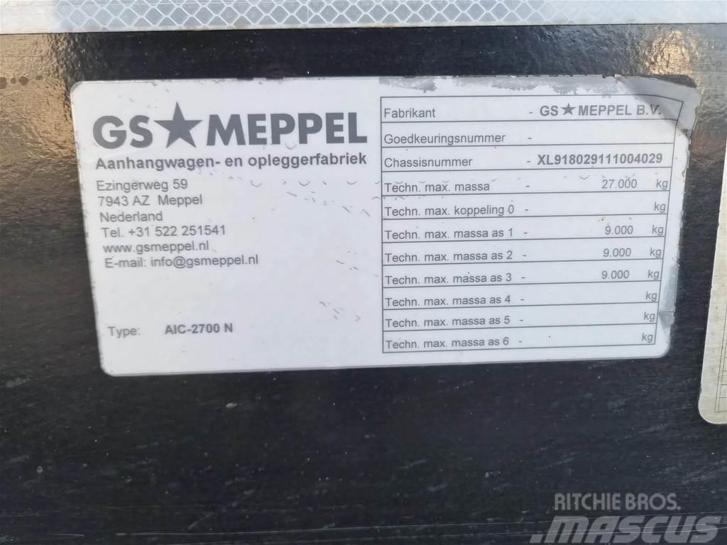 GS Meppel AIC-2700 N container aanhanger Ρυμούλκες Container 