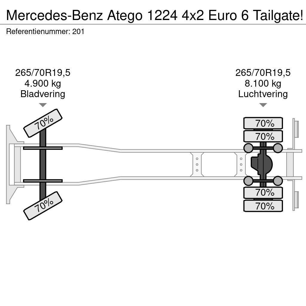 Mercedes-Benz Atego 1224 4x2 Euro 6 Tailgate! Φορτηγά Κόφα