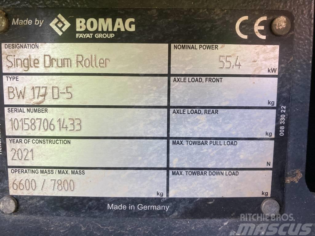 Bomag BW 177 D-5 Οδοστρωτήρες μονού κυλίνδρου