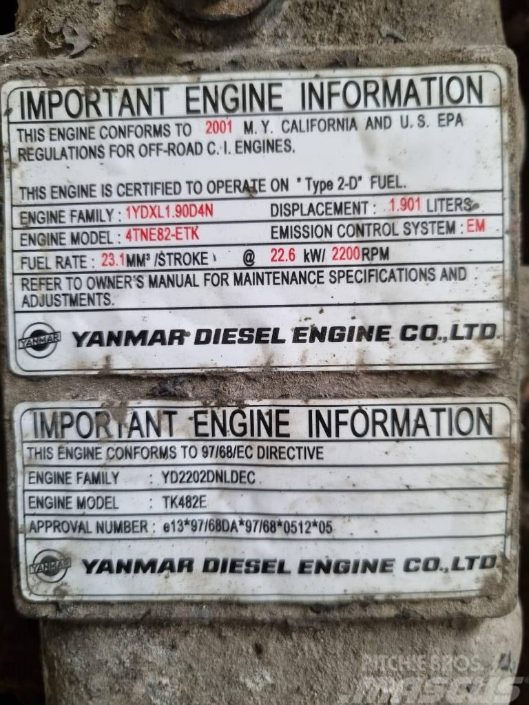 Yanmar DIESEL ENGINE TK482E Κινητήρες