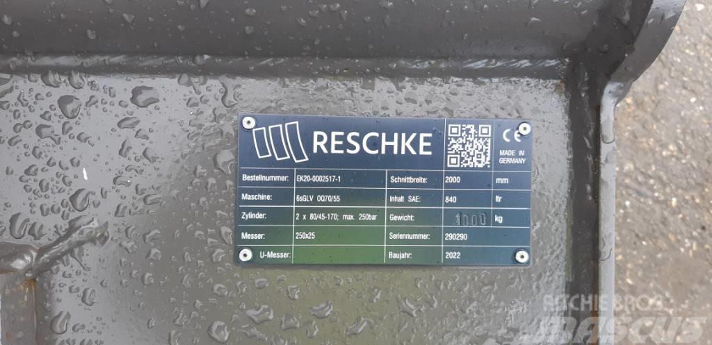 Reschke Grabenräumlöffel OQ70/55-2000mm A#5842 Εκσκαφείς