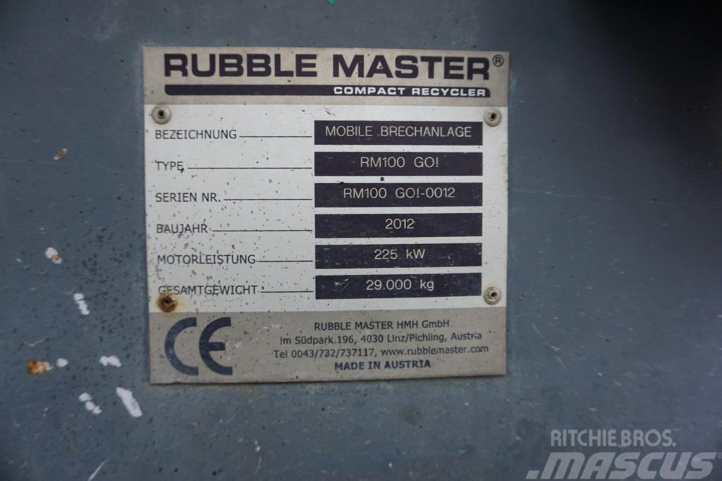 Rubble Master RM 100GO! Κινητοί σπαστήρες