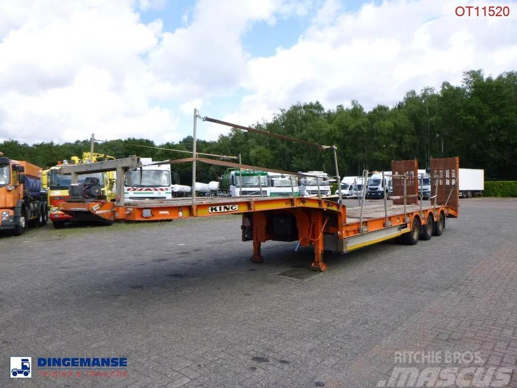 King 3-axle semi-lowbed trailer 44T + ramps Ημιρυμούλκες με χαμηλό δάπεδο
