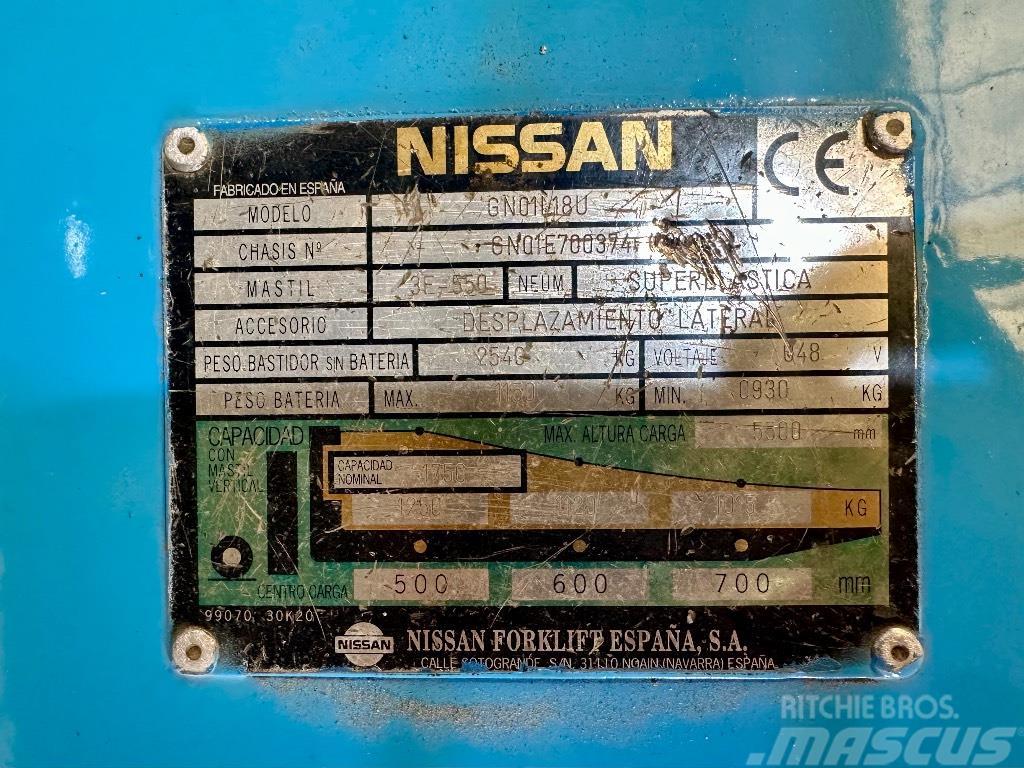 Nissan Gn01L18U Ηλεκτρικά περονοφόρα ανυψωτικά κλαρκ