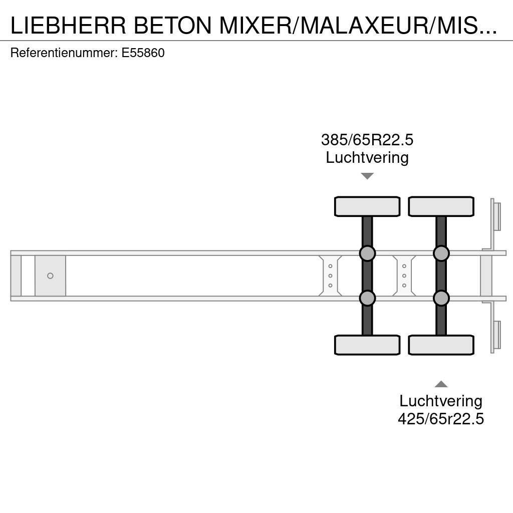 Liebherr BETON MIXER/MALAXEUR/MISCHER 12m³+Motor/Moteur Aux Άλλες ημιρυμούλκες