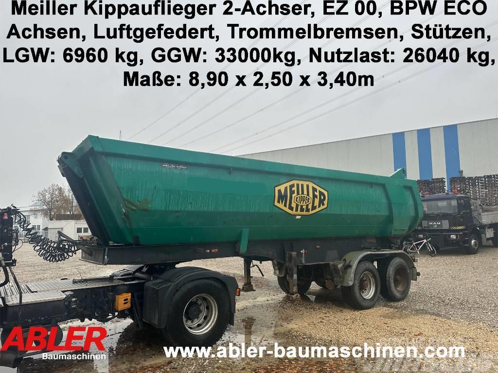 Meiller 2-Achser Kippauflieger BPW ECO Luftgefedert Ημιρυμούλκες φόρτωσης κάδων