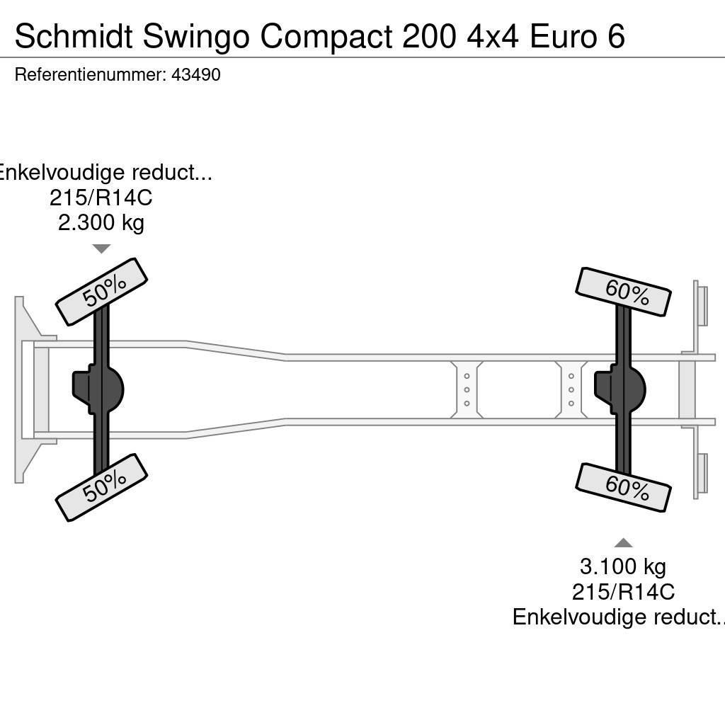 Schmidt Swingo Compact 200 4x4 Euro 6 Φορτηγά σκούπες